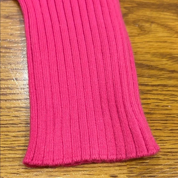 French Connection Bold Pink Turtleneck Sweater - Picture 3 of 5